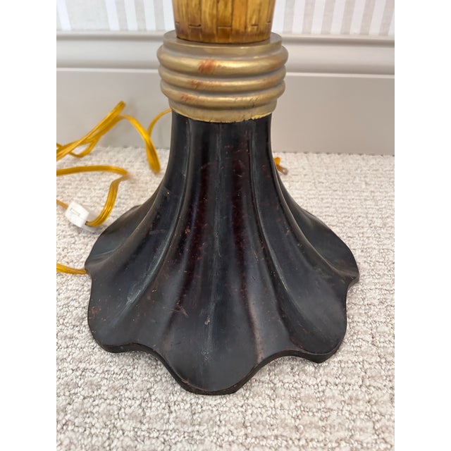 Mid 20th Century Art Nouveau-Style Torchiere Table Lamps - A Pair For Sale In Cincinnati - Image 6 of 10