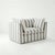 A joyous beautiful loveseat made by hand in the USA using natural materials with a large dollop of comfort. 'Tradition...