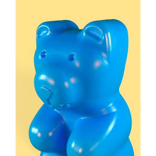 Large Pop Art Blue Gummy Bear Lamp from Messow, Germany, 1970s For Sale - Image 9 of 11