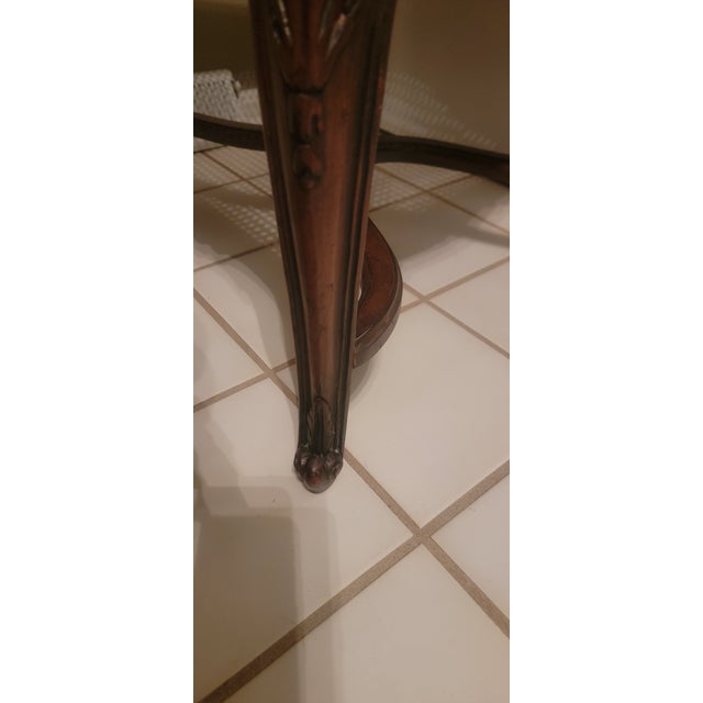 Pair of Antique French Louis XV Style Carved Armchairs For Sale - Image 12 of 18