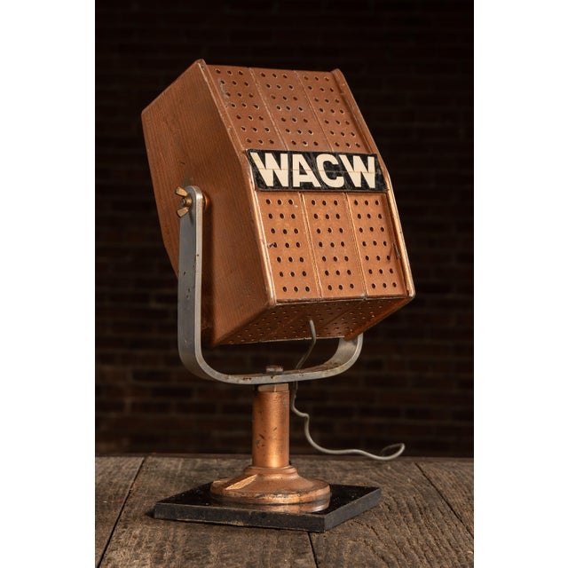 American Vintage Oversized Broadcast Microphone For Sale - Image 3 of 7