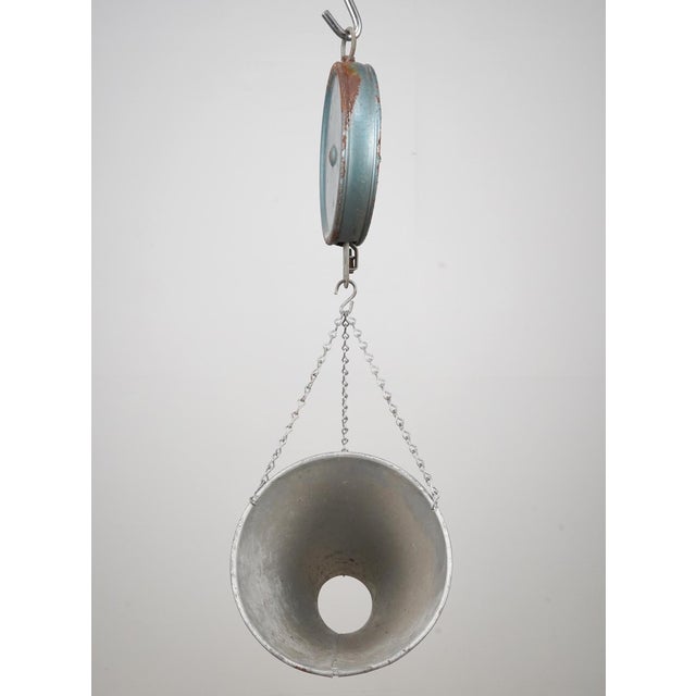 1950s 1950s Penn Galvanized Steel Poultry Hanging Scale For Sale - Image 5 of 10