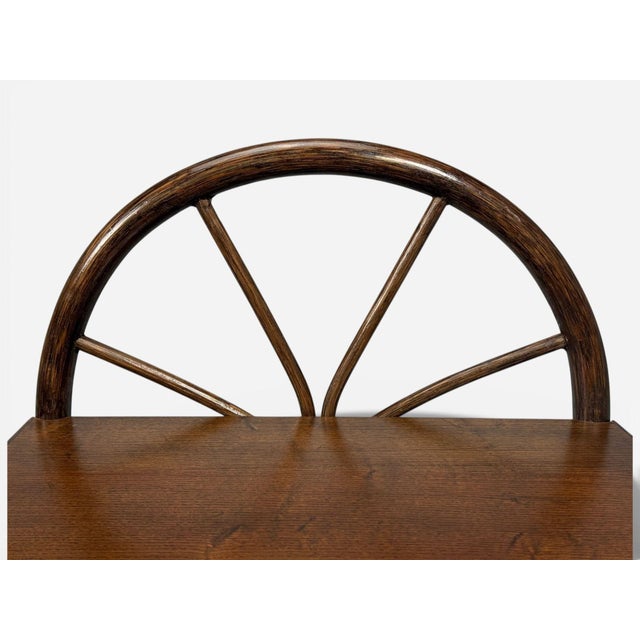 American Modern, Nightstands, Wood, Cane, Usa, 1980s For Sale - Image 10 of 15