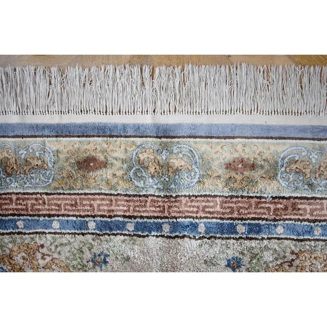 All-Silk Chinese Rugs, Set of 2 For Sale - Image 6 of 12