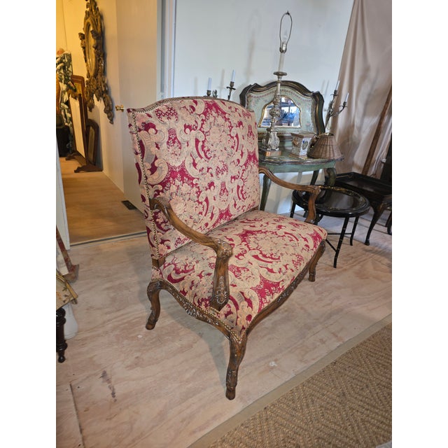 Rustic European Rustic European Settee For Sale - Image 3 of 11