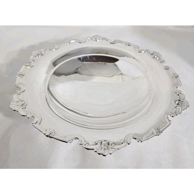 Mid-Century Sterling Silver Cake Compotier Tazza, Sheffield, 1965 For Sale - Image 4 of 18