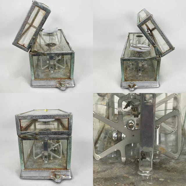 Metal 1920s Torsion Balance Company Apothecary Lab Scale Precision Pharmacy For Sale - Image 7 of 13