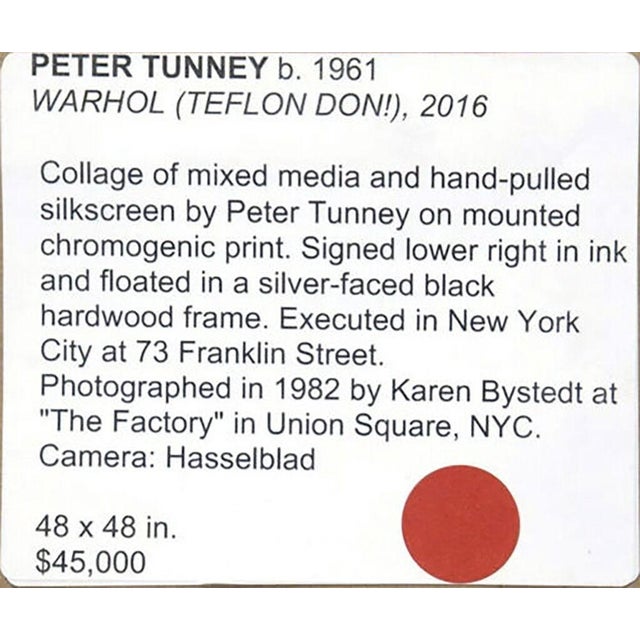 2010s Andy Warhol (Teflon Don!), Peter Tunney For Sale - Image 5 of 5