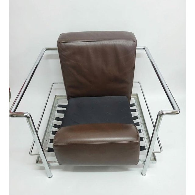 LC2 Leather Chairs by Le Corbusier, 1965, Set of 2 For Sale - Image 12 of 18