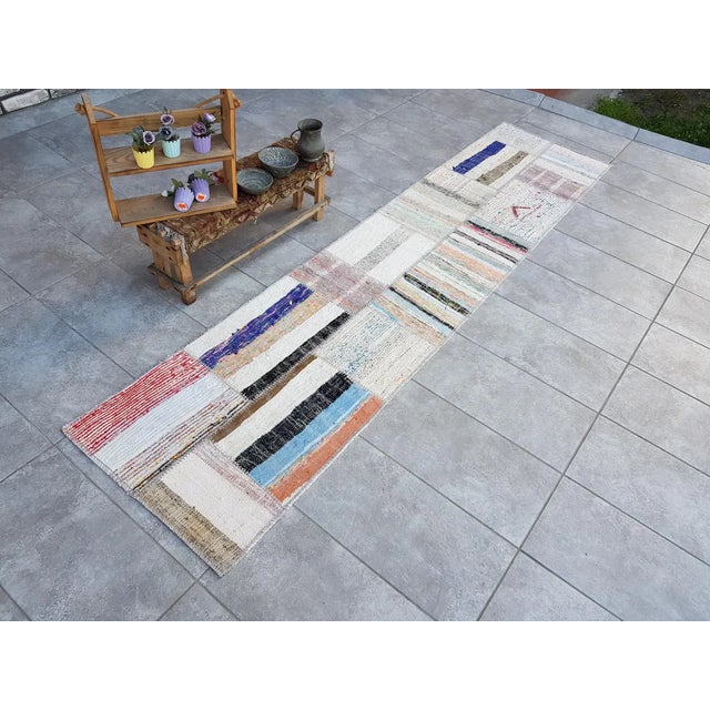 Mid 20th Century Natural Kitchen Decor Runner For Sale - Image 6 of 10