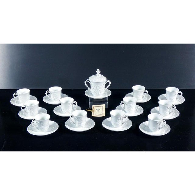 Porcelain Coffee Service by Richard Ginori, Set of 26 For Sale - Image 15 of 18