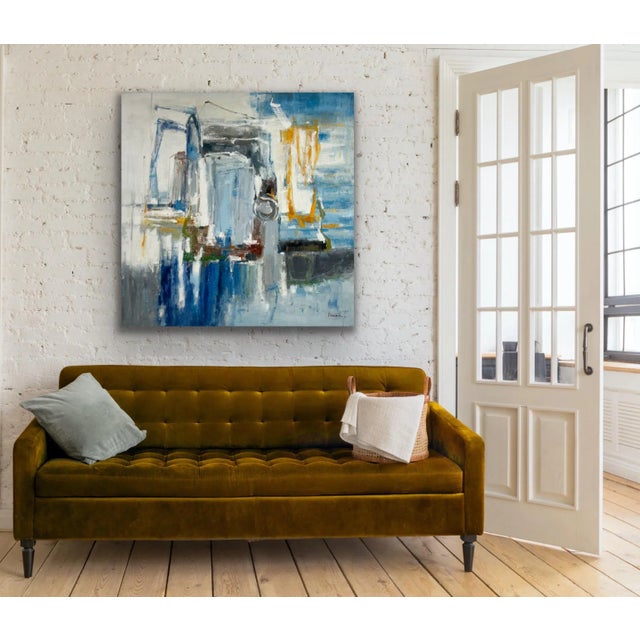 Contemporary Abstract Original Oil Painting For Sale - Image 10 of 12