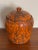 Orange Mid-Century Italian Orange Ceramic Jar For Sale - Image 8 of 8