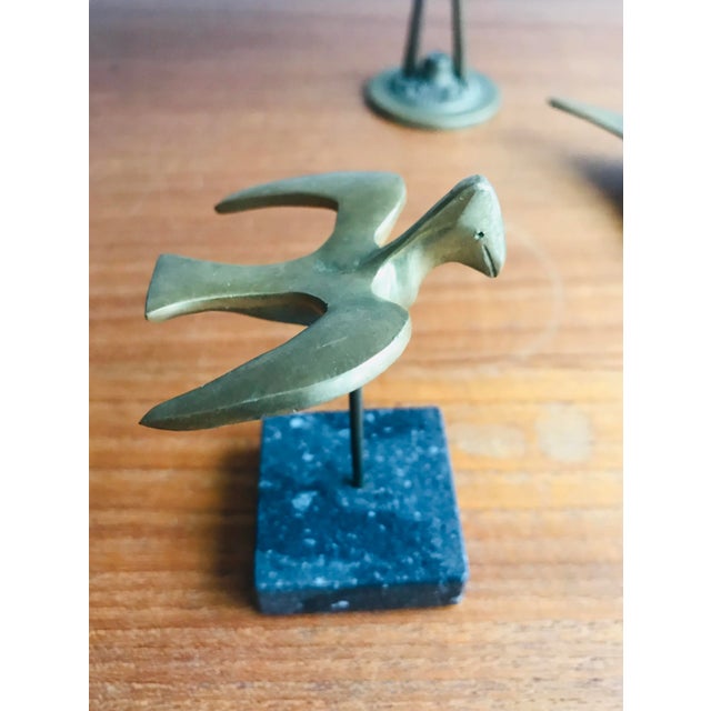 Mid Century Brass Trinket Menagerie For Sale - Image 4 of 6