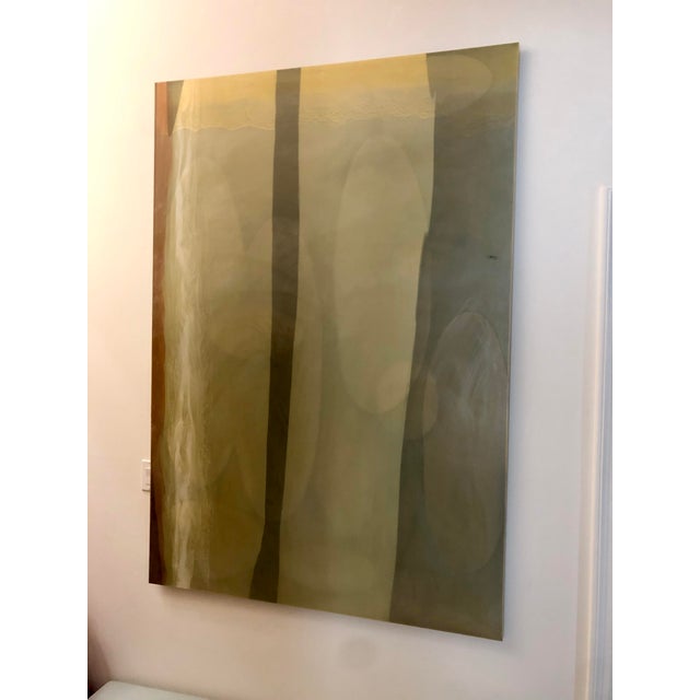 Original Oil on Aluminum "Reservoir" by Lynn McCarty 72" X 50", 2003 For Sale - Image 9 of 10