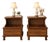 1960s Pair of Solid Maple Colonial Revival End Tables With Sculpted Arch Supports, Attributed to Ethan Allen For Sale
