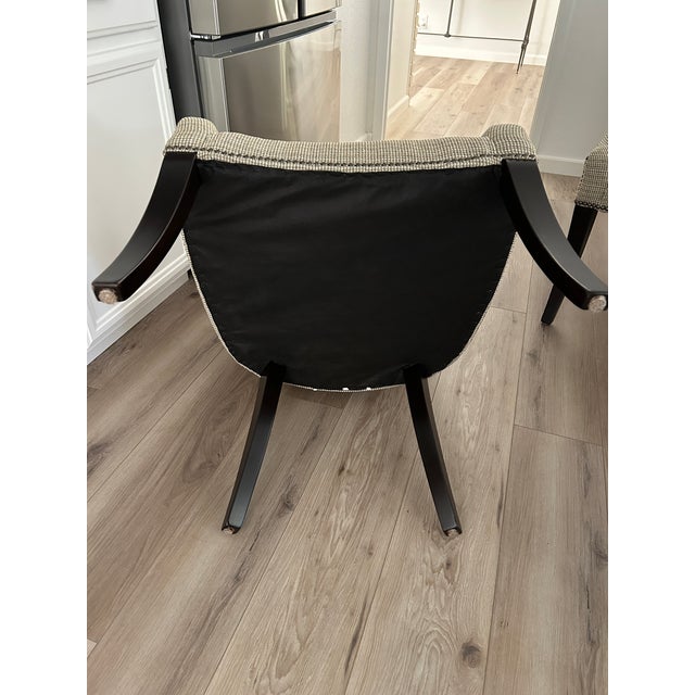 Textile Bernhardt Furniture Dining Chairs, a Set of 6 For Sale - Image 7 of 9