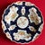 Antique 18th century English Georgian first period Worcester porcelain blue scale plate, circa 1770. Decorated with...
