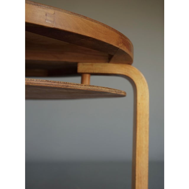 Model 70 Two-Tier Coffee Table in Birch Wood by Alvar Aalto for Artek, Finland, 1940s For Sale - Image 15 of 18