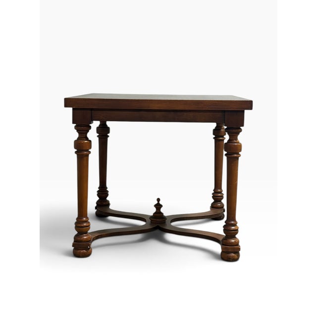 English Ralph Lauren Walnut Side Table For Sale - Image 3 of 8