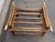 Brown Vintage 1960s Bamboo Ottoman in the Style of Ficks Reed's Far Horizon Line For Sale - Image 8 of 12