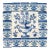 18th Century Portuguese Baroque Blue & White Floral Urn Tile Panel For Sale