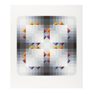 “Prizma I” Op Art Serigraph Print by Marko Spalatin