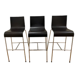 Compasso d'Oro Barstools by Enrico Franzolini - Set of 3