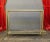Gold Finish Iron Console Table With Antiqued Mirror Shelves For Sale - Image 4 of 9