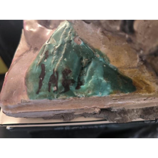 Blue Italian Artist, The Jazzists, 1960s, Ceramic For Sale - Image 8 of 10