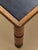 Animal Skin The Vintage Carved-Leg Leather Top Desk For Sale - Image 7 of 16