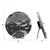 Black Piero Black Marble Clock For Sale - Image 8 of 11