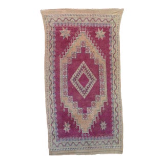 Moroccan Vintage Rug - 5'2" X 9'12" Ft For Sale
