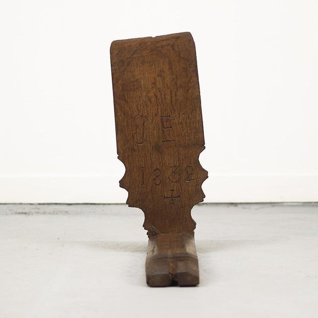 Rustic Farmhouse Folk Art Schwingstock / Ornament, 1832 For Sale - Image 6 of 12