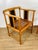 Vintage Pair of Faux Bamboo Asian / Chinoiserie Chic Pagoda Chairs For Sale - Image 9 of 17