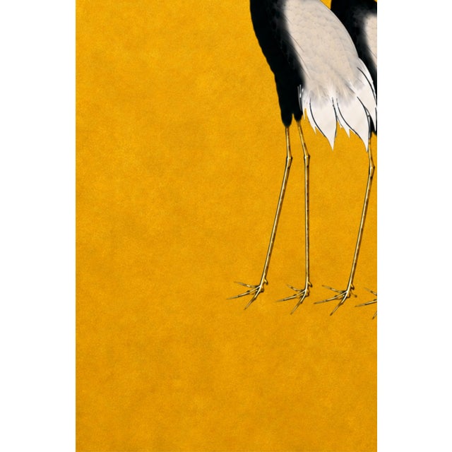 Not Yet Made - Made To Order Golden Crane Portrait I, Japanese Crane Wall Art, Gold Bird Print, 24" X 36" For Sale - Image 5 of 11