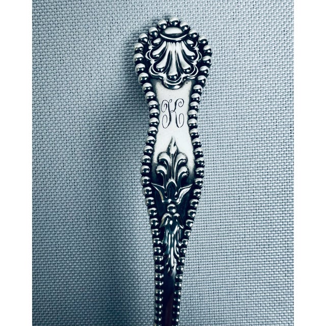 American Dominick & Haff Sterling Silver Condiment/Mustard Ladle For Sale - Image 3 of 8