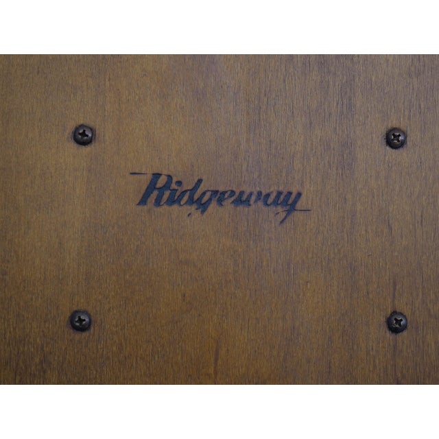 Ridgeway Gothic Walnut Tall Case Grandfather Clock For Sale - Image 18 of 18