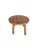 Hand-Carved Teak Burl Wood Side Table, Organic Modern Design, Stunning Textures For Sale - Image 4 of 5