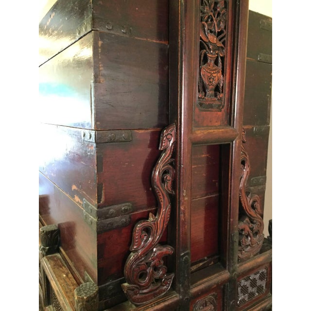 Mid 19th Century 19th Century Chinese Wedding Basket For Sale - Image 5 of 11