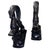 Late 20th Century Pair of Royal Haeger Glossy Black Gazelle Sculptures. u.s.a. Late 20th Century. For Sale - Image 5 of 11