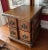Petite Antique 4 Drawer Oak Cabinet Drinks Table For Sale - Image 10 of 11