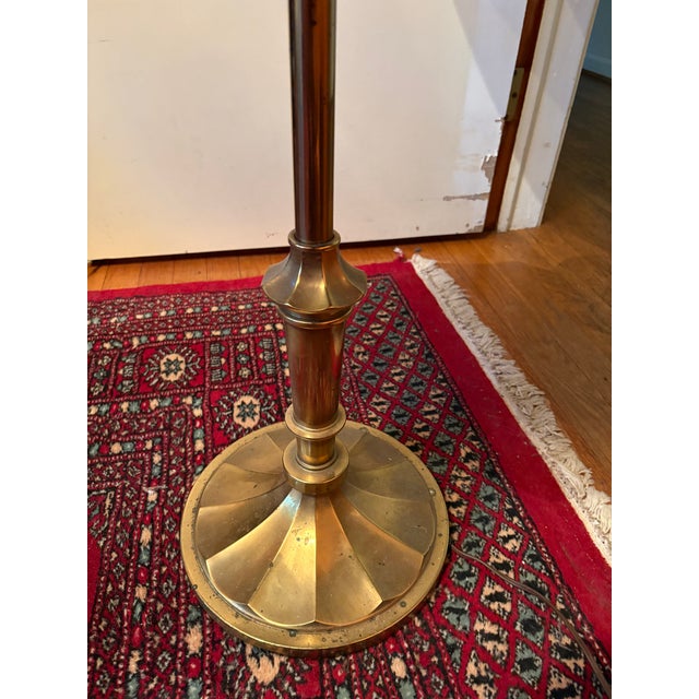 Traditional Stiffel Floor Lamp With Table For Sale - Image 3 of 5