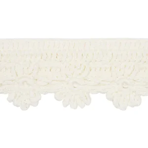 Sample - Schumacher x Victor Glemaud Evelyne Crochet Trim in Ivory