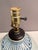 Late 20th Century Large Vase Crackle Glaze Hand Painted Pottery Lamp For Sale In New York - Image 6 of 10