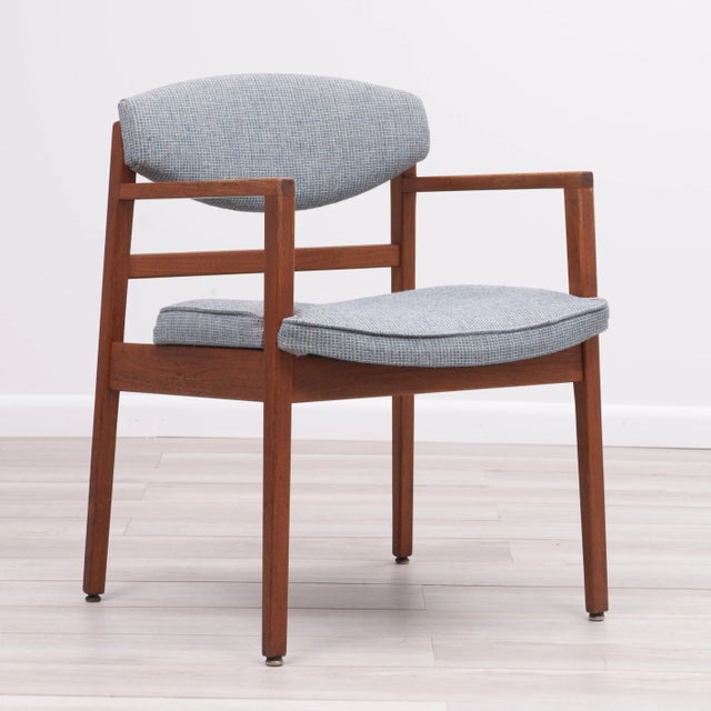 Herman Miller George Nelson Herman Miller Mid Century Walnut Armchair Original Unmarked For Sale - Image 4 of 13