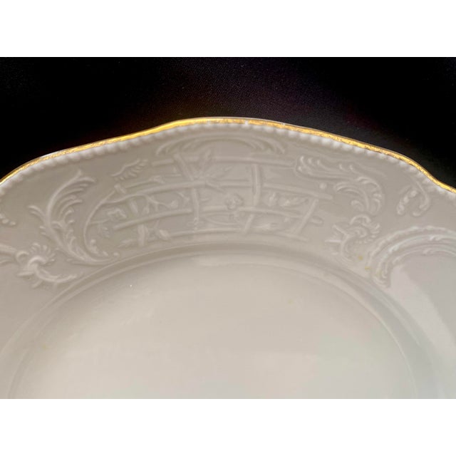 Rosenthal Sanssouci Barbara Thin Gold Trim 8” Salad/Desert Pair of Plates Excellent Vintage Condition. For Sale - Image 14 of 17