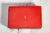 Nice Antique Mark Cross Red Leather Jewelry Box Luxury Case With Lock & Key Home Decor For Sale - Image 17 of 18