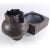 Brutalist Modern Pottery Sculptural Set by Joanna Wysocka, Set of 2 For Sale - Image 3 of 11