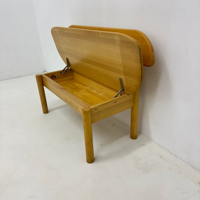 Danish Wooden Bench from Ansager Mobler, 1970s For Sale - Image 14 of 18